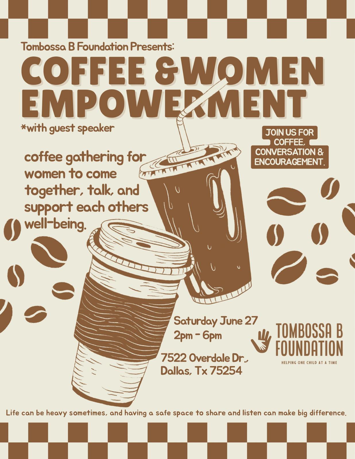 Coffee & Women Empowerment Poster