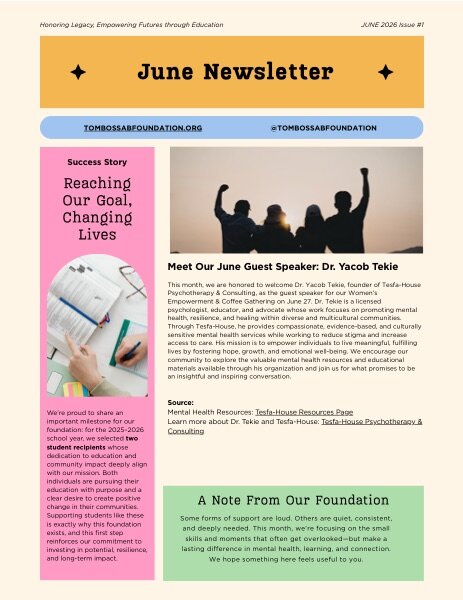 June 2026 Newsletter cover
